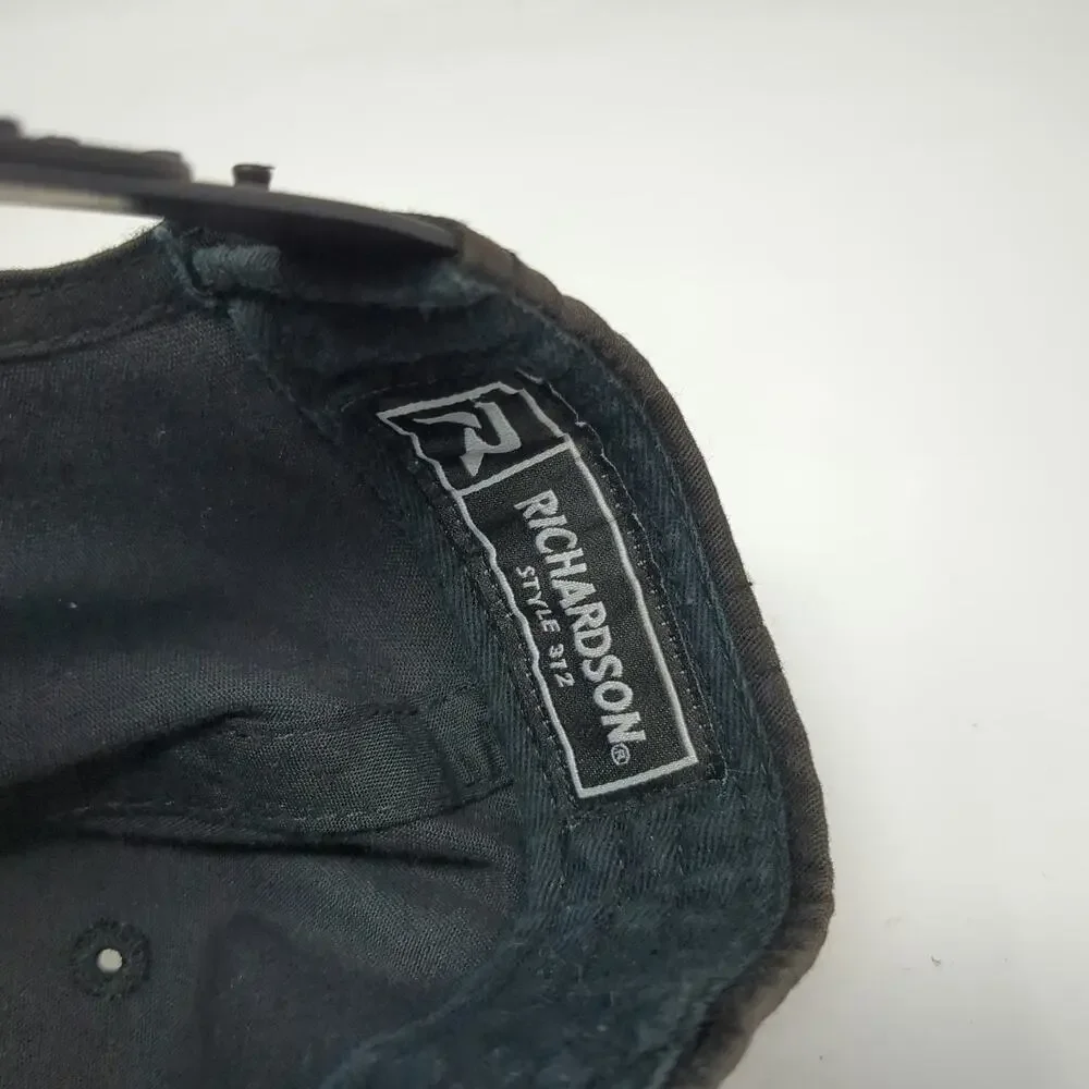 Richardson Snapback Hat Gray One Size Experience More Hiking Mountain Patch